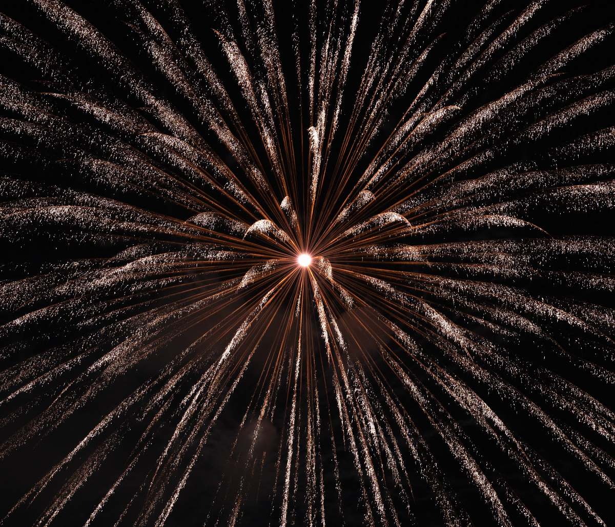 night fireworks outdoors