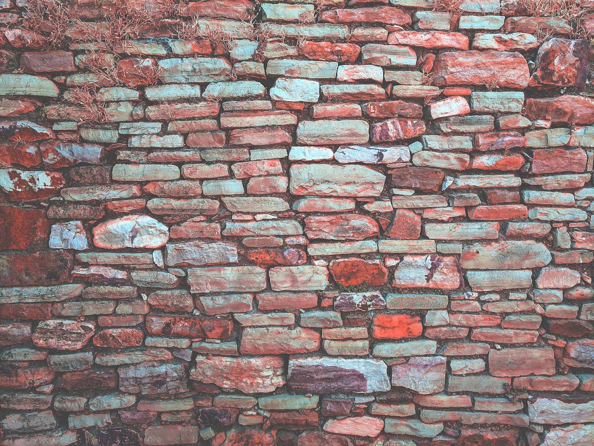 texture red pavement bricked wall brick
