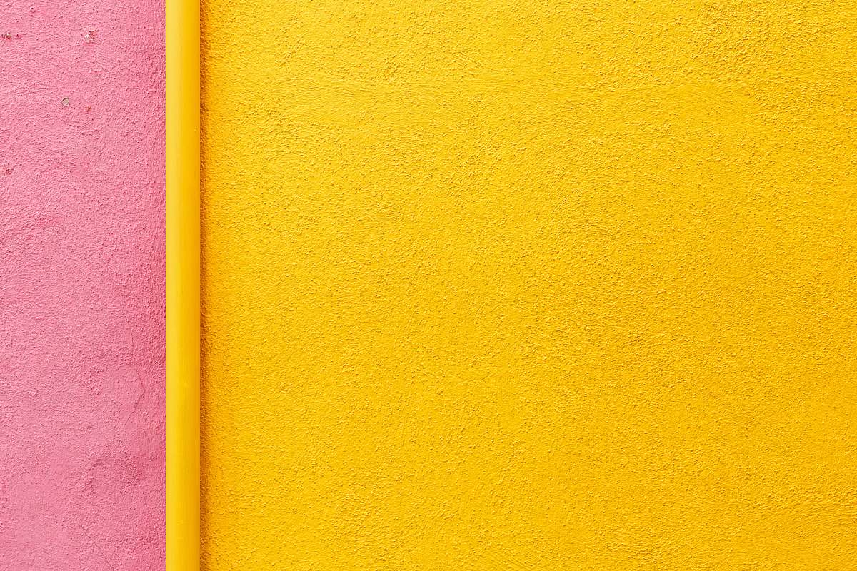 yellow yellow painted wall wall