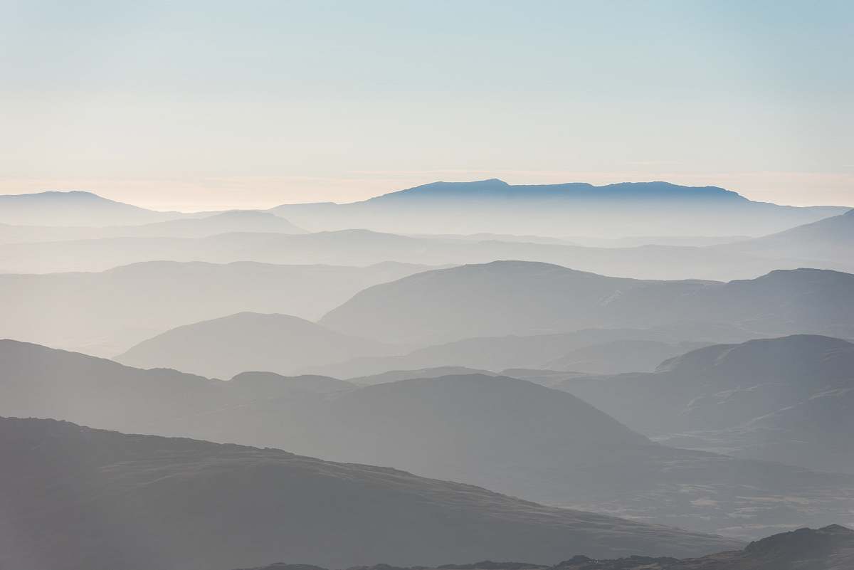 mountain mountains cover by fogs nature