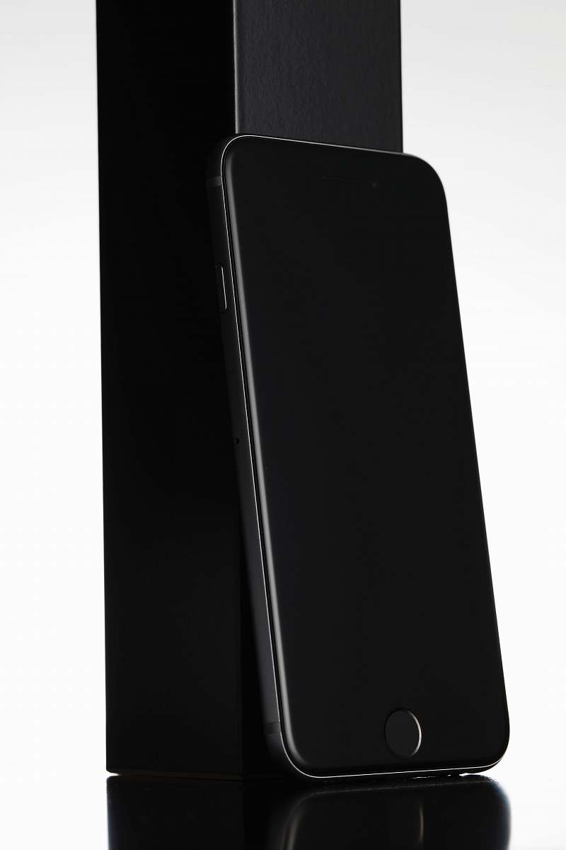 phone black iPhone 8 leaning black box cell phone