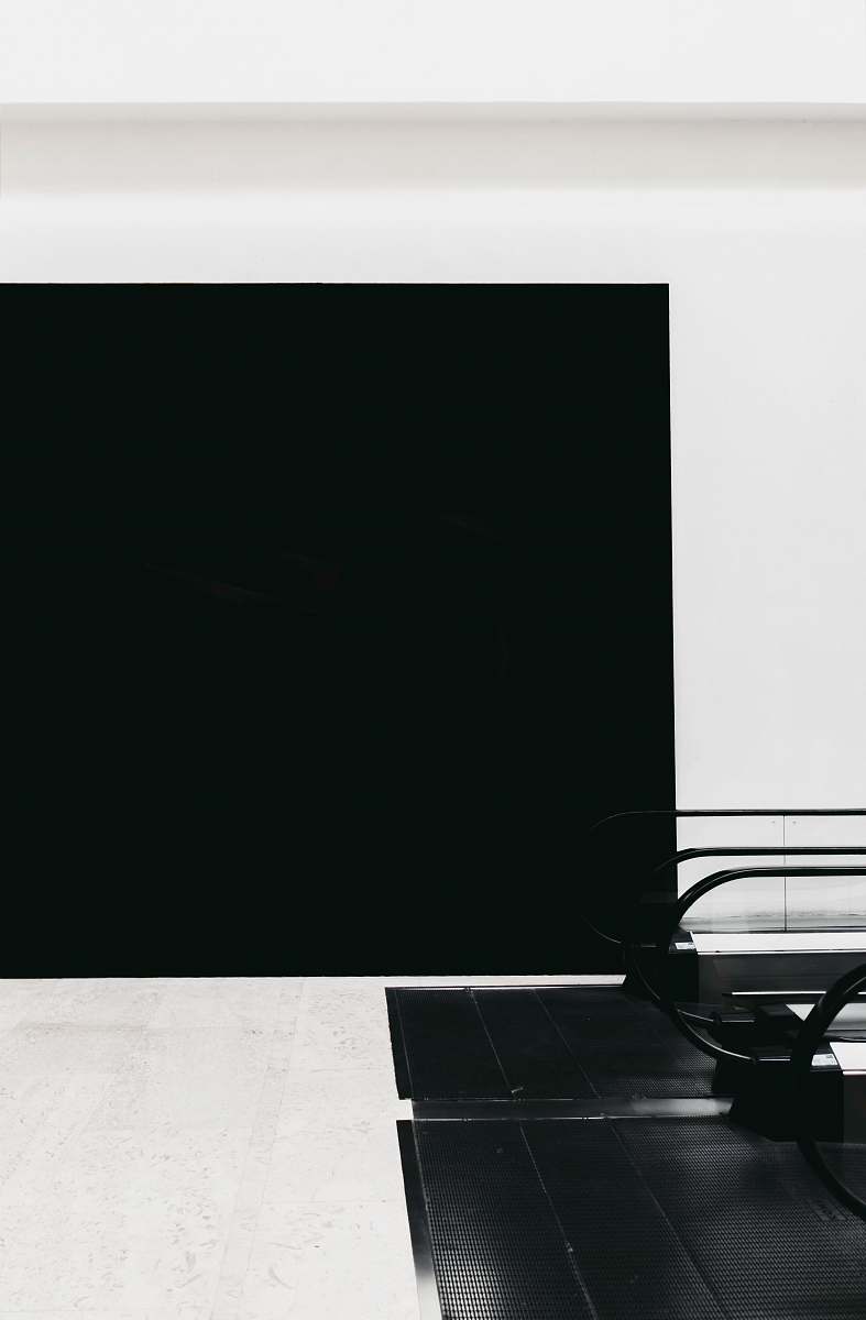 furniture black escalator indoors chair
