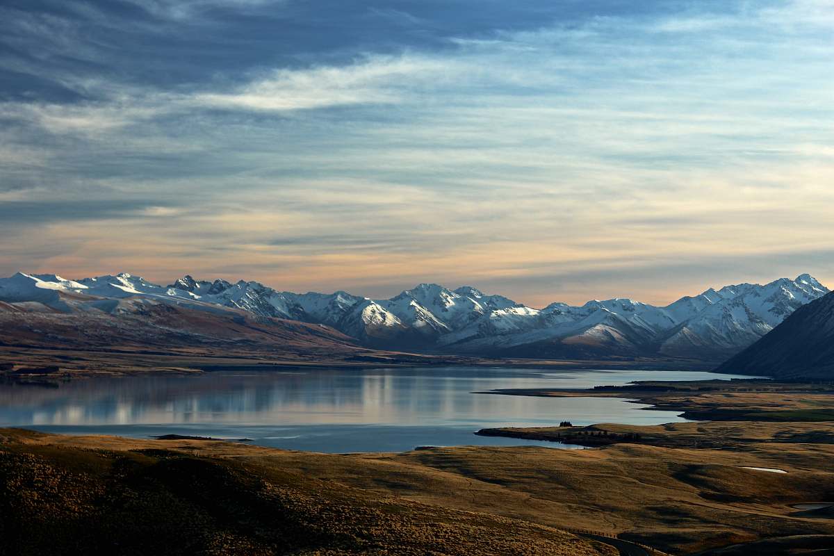 nature landscape photography of lake and mountain landscape