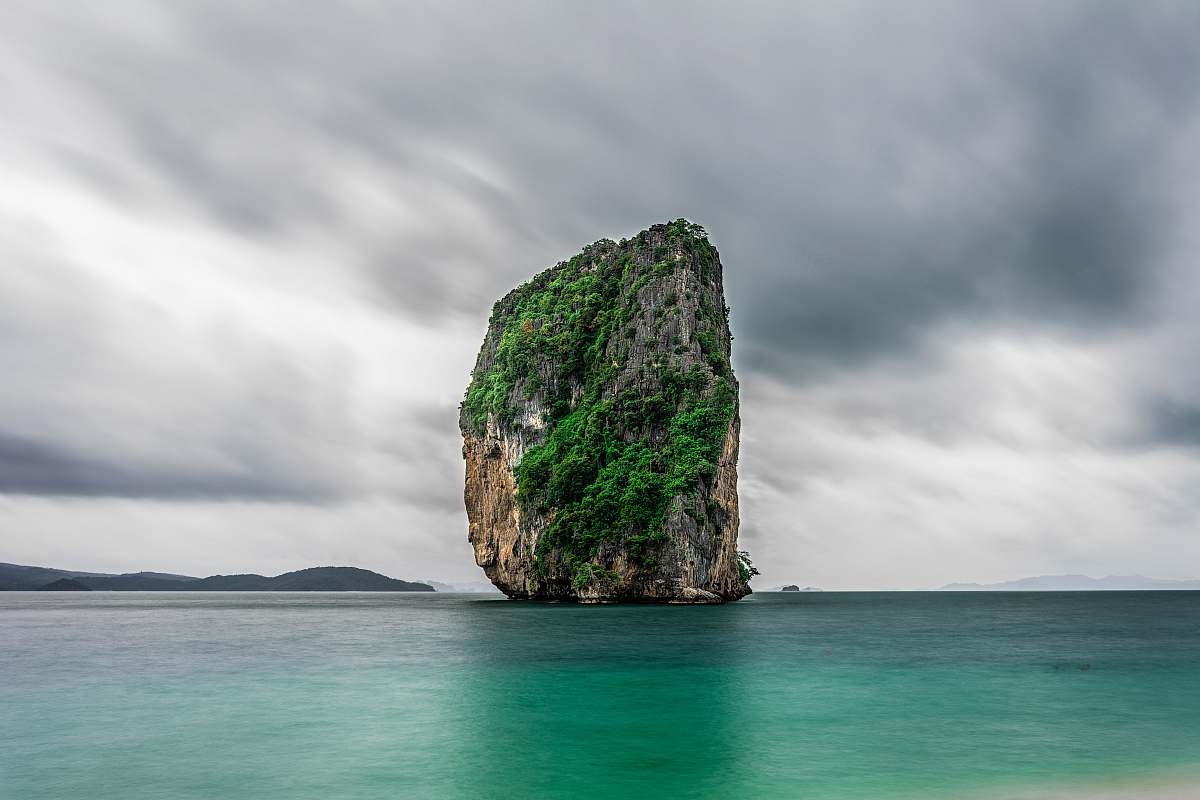 outdoors body of water land