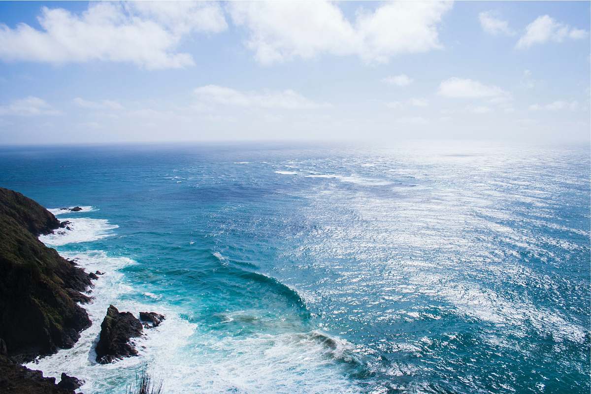 water aerial photo body of water sea