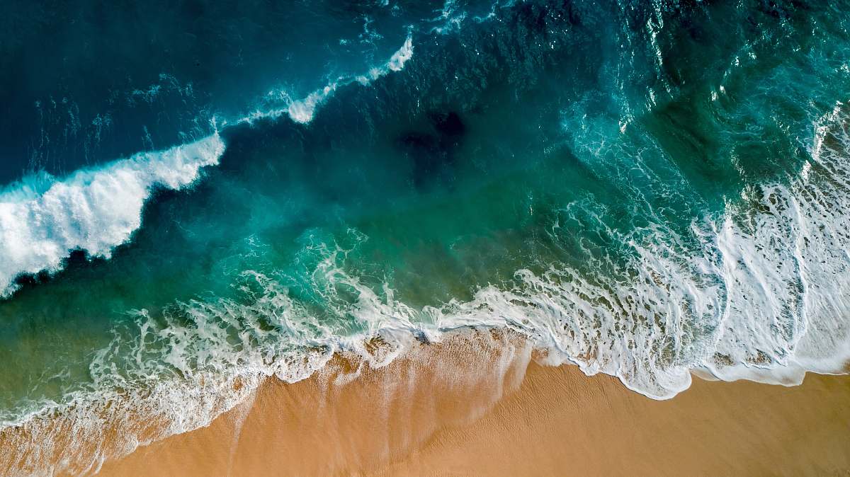 Ocean Sea Waves On Brown Shore At Daytime North Shore Image Free Photo