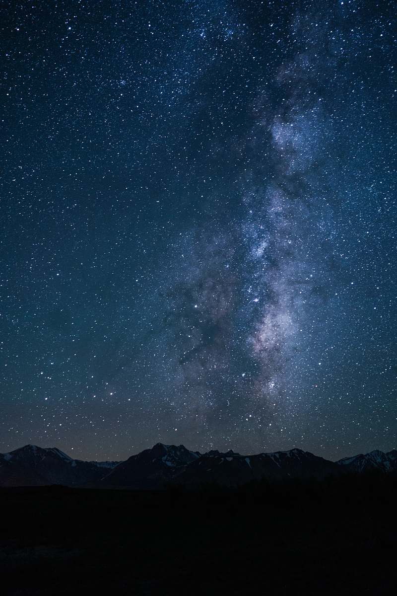 night photo of milky way galaxy