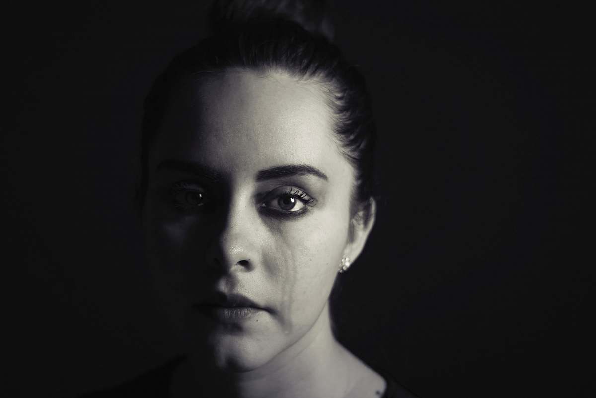 person woman's face face