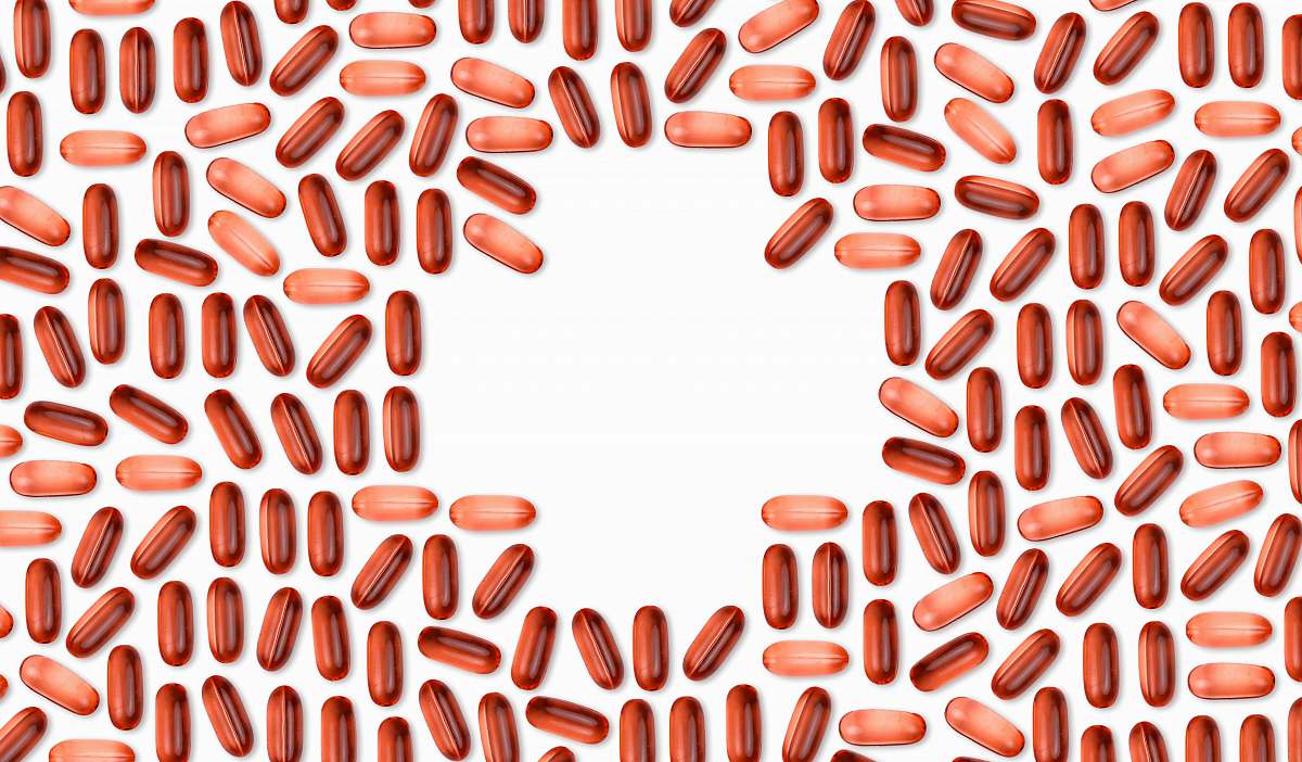 health beige and brown stones on white surface vitamin