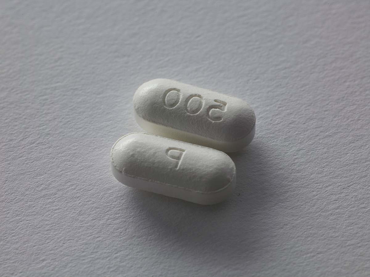 medication two white tablets pill