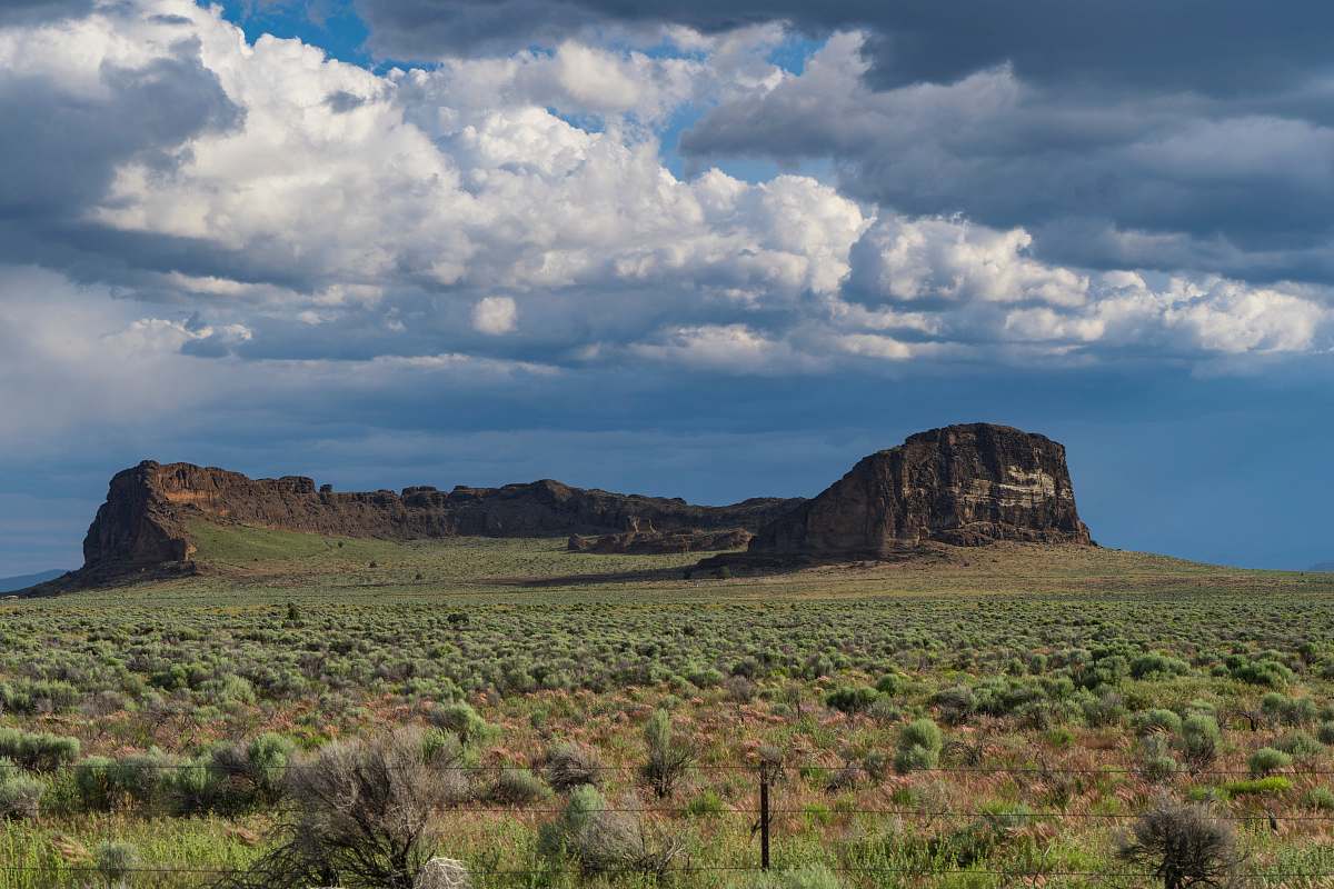 outdoors brown and gray rock mountain mesa