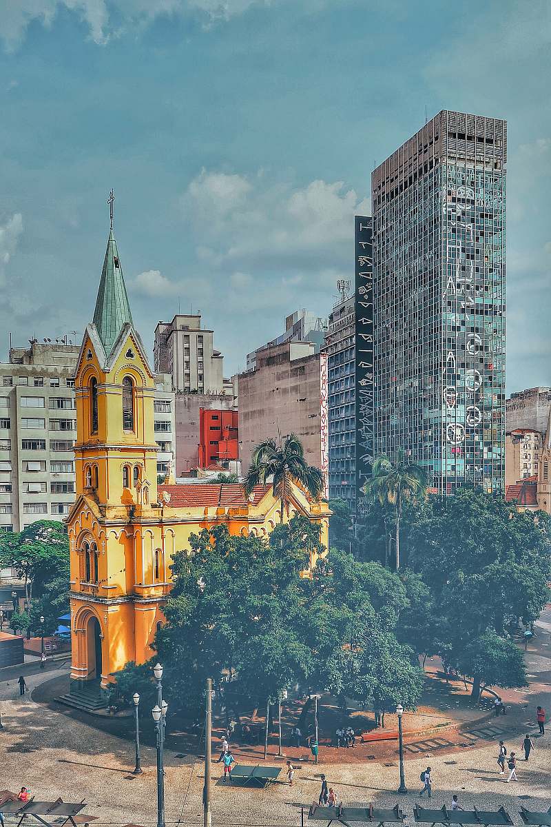 city landscape photo of brown cathedral building