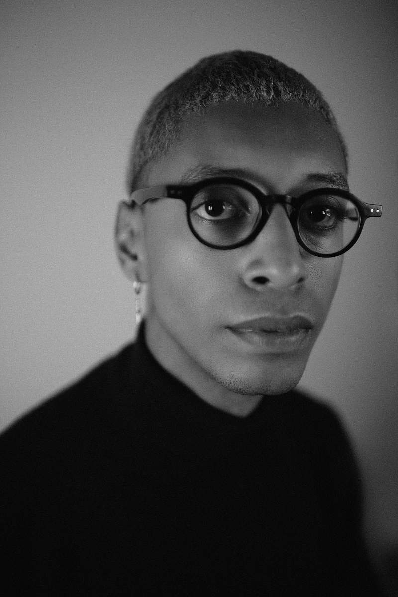 glasses black-framed eyeglasses face