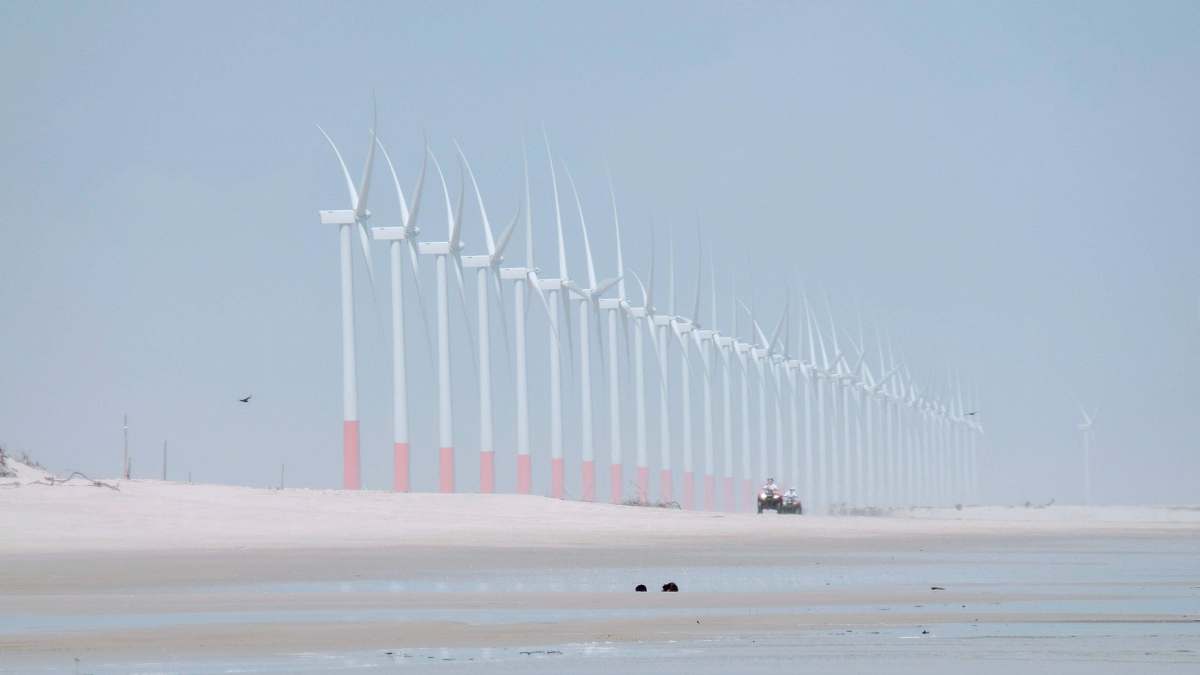 turbine landscape photography of wind mills atins