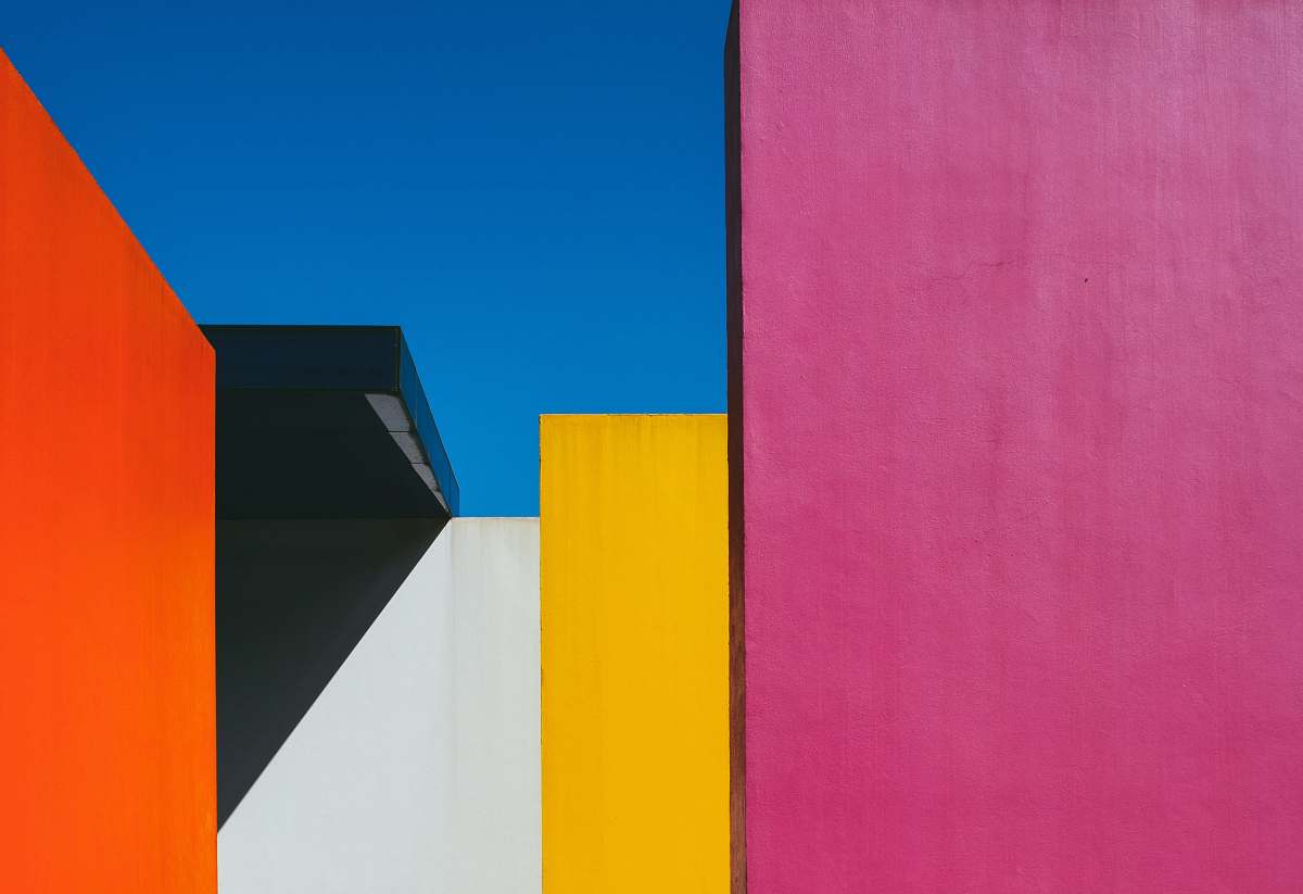 wall multicolored painted building walls art