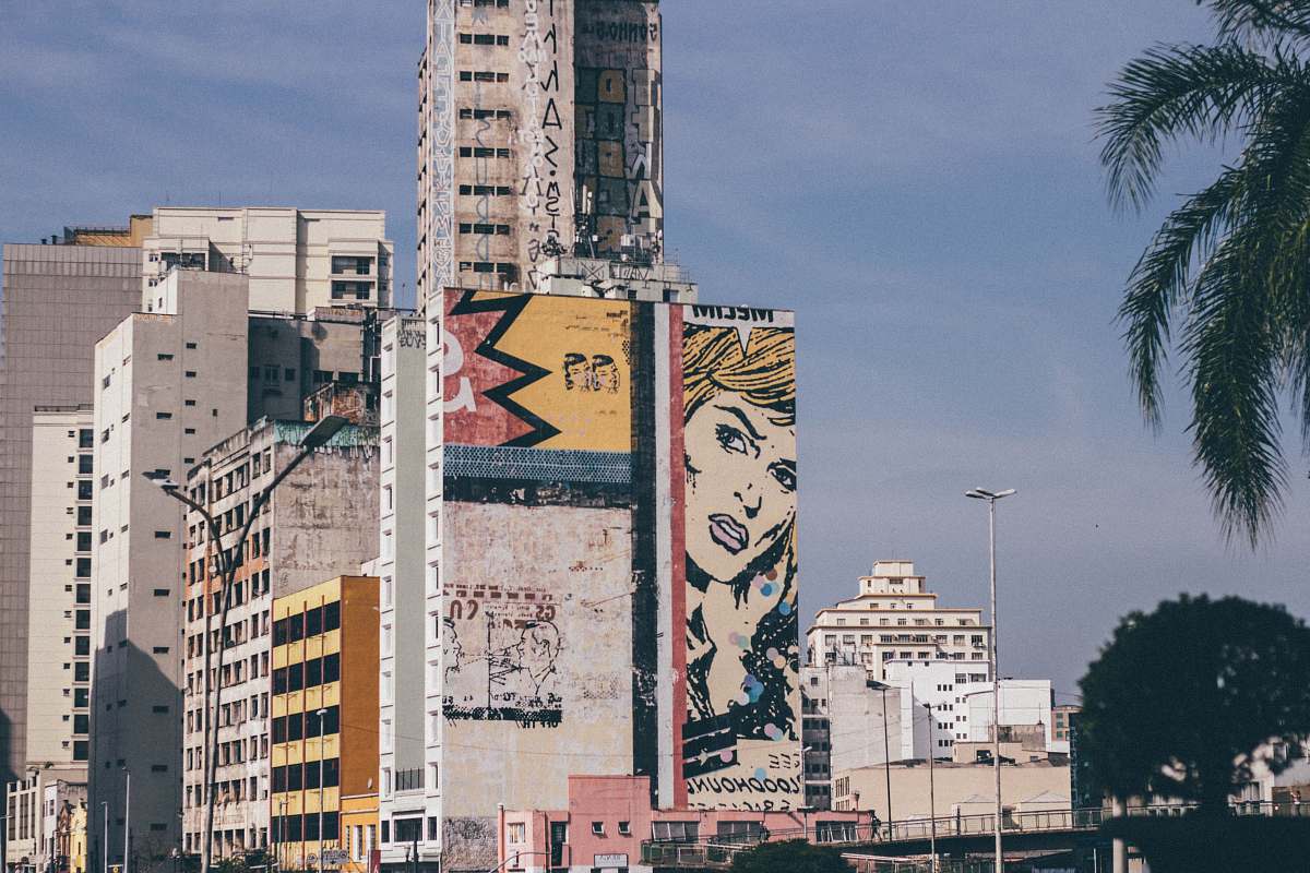 building white concrete building city