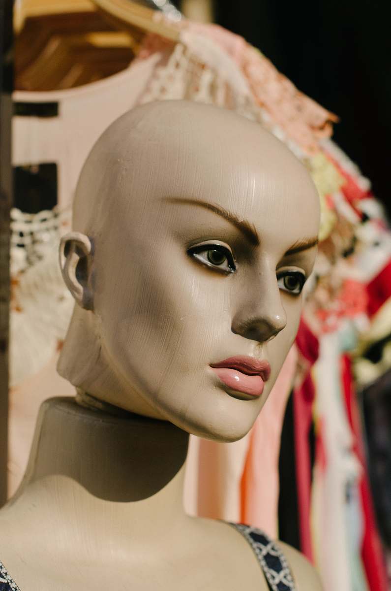 person mannequin head people