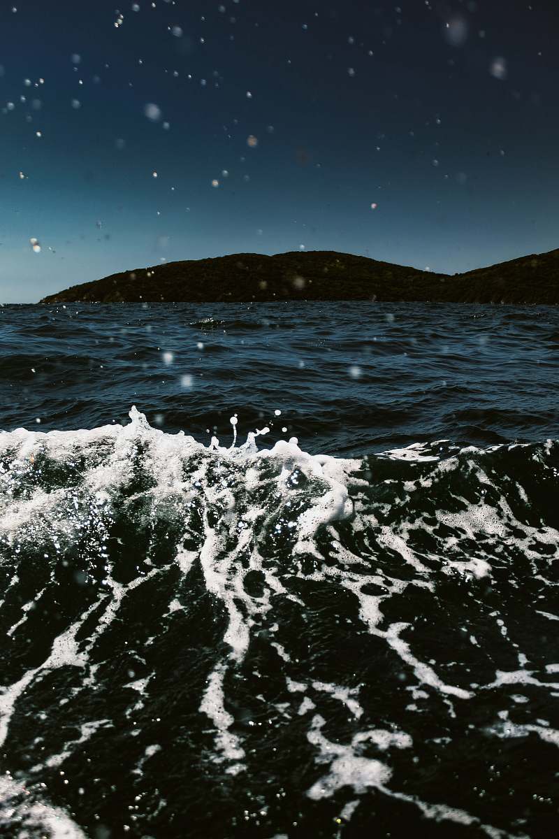 outdoors crystal blue sea ocean