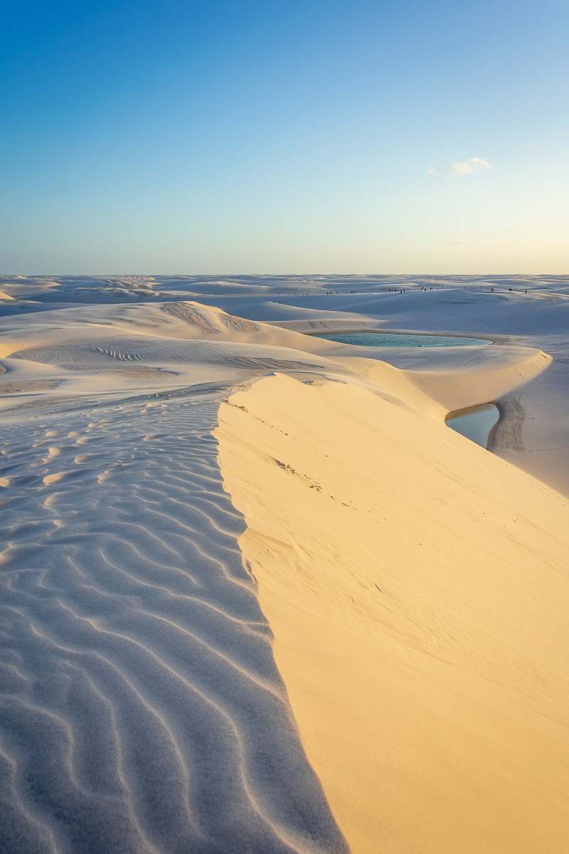 soil gold and dark sand dunes sand