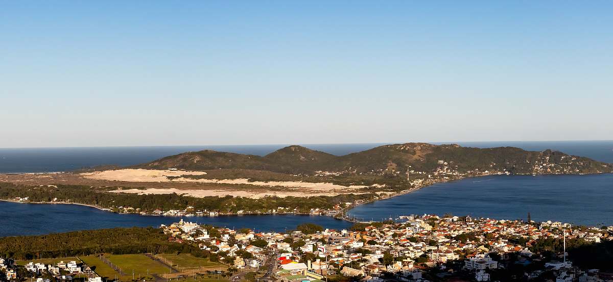 nature aerial photography of island land