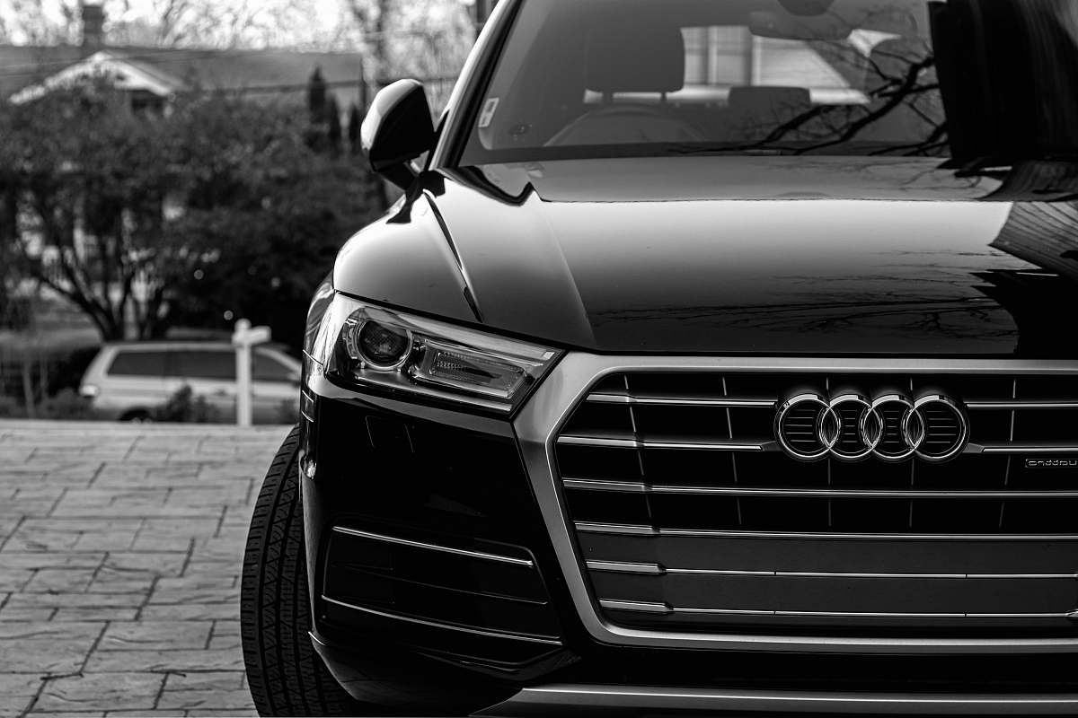 car black Audi vehicle vehicle