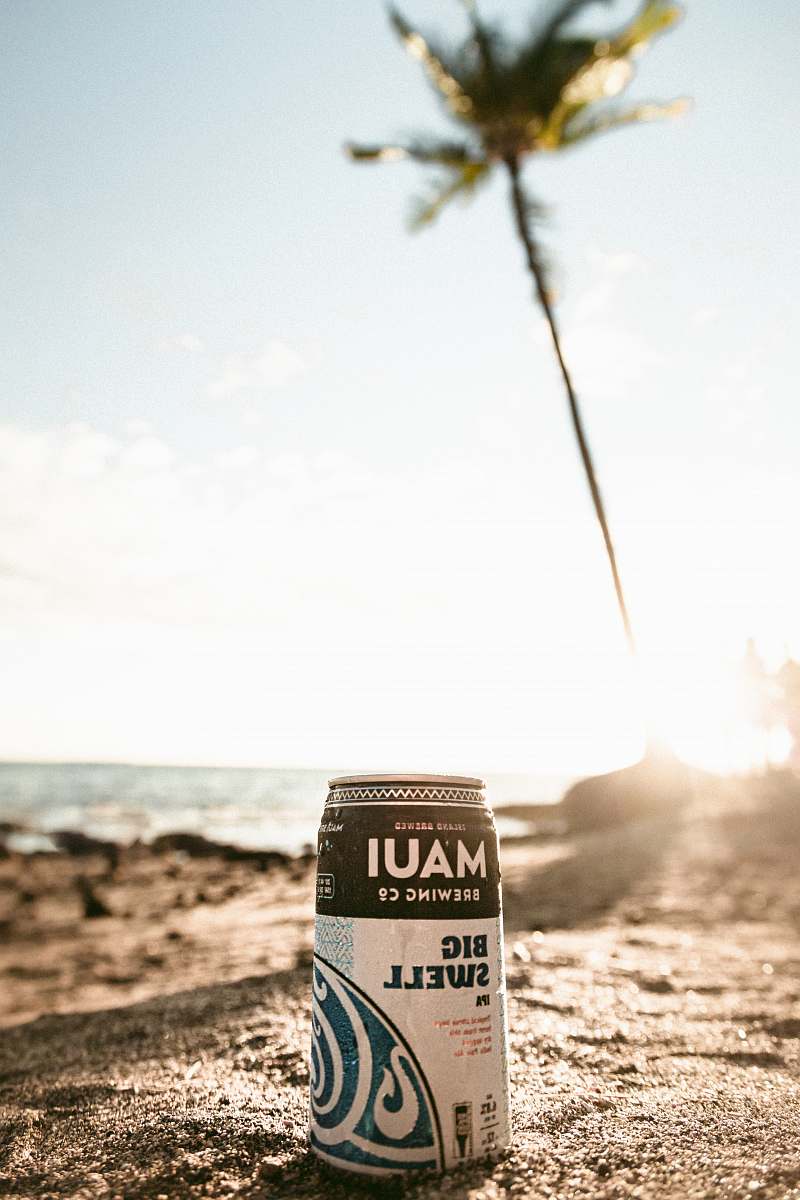 drink Maui Big Swell can beer