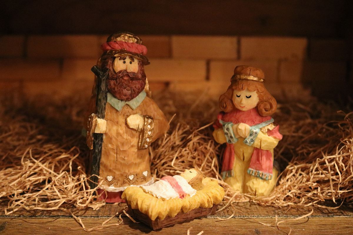 threereligious figurines