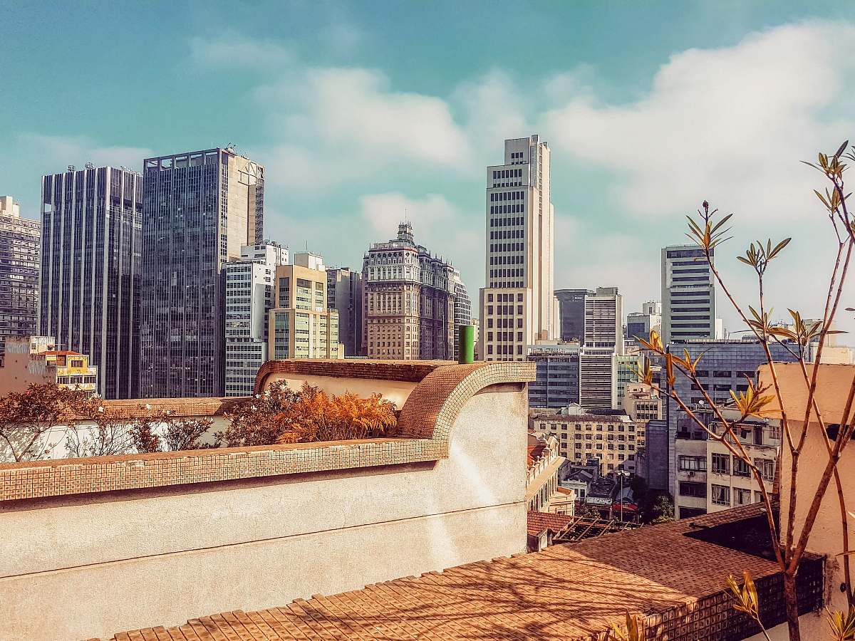 building gray concrete buildings city