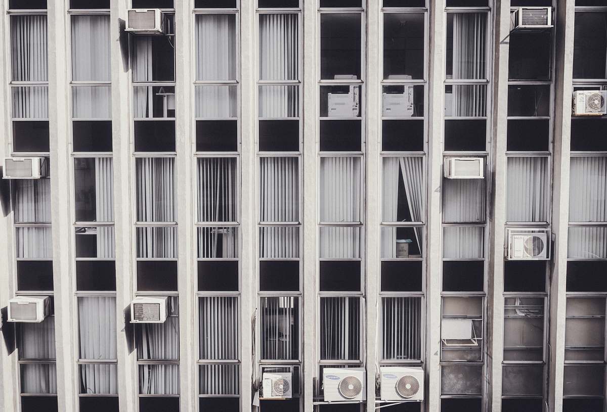 grey gray high-rise building ims