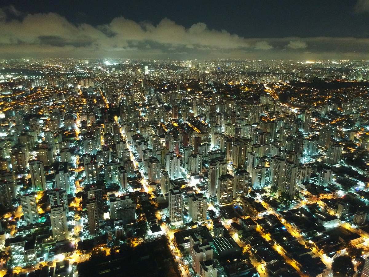 city aerial photography of cityscape urban