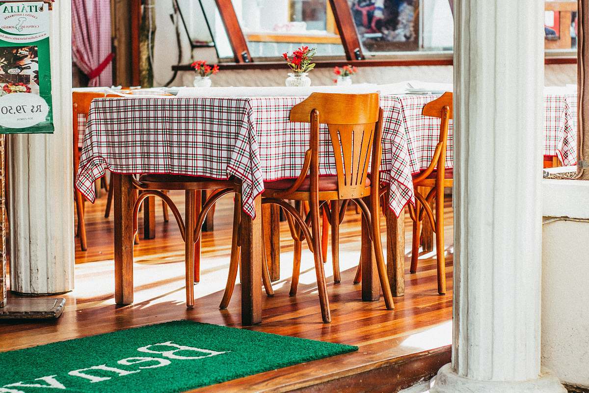 furniture brown wooden table and chairs table