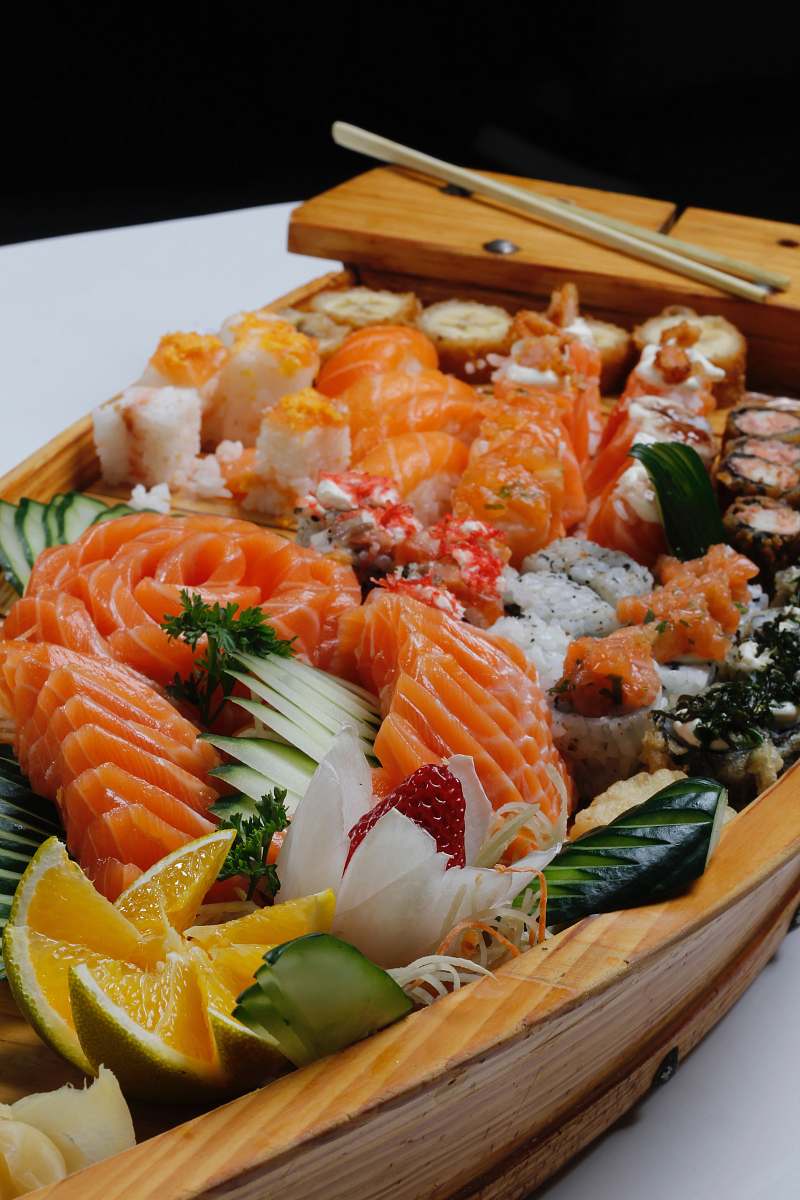 meal sushi dish