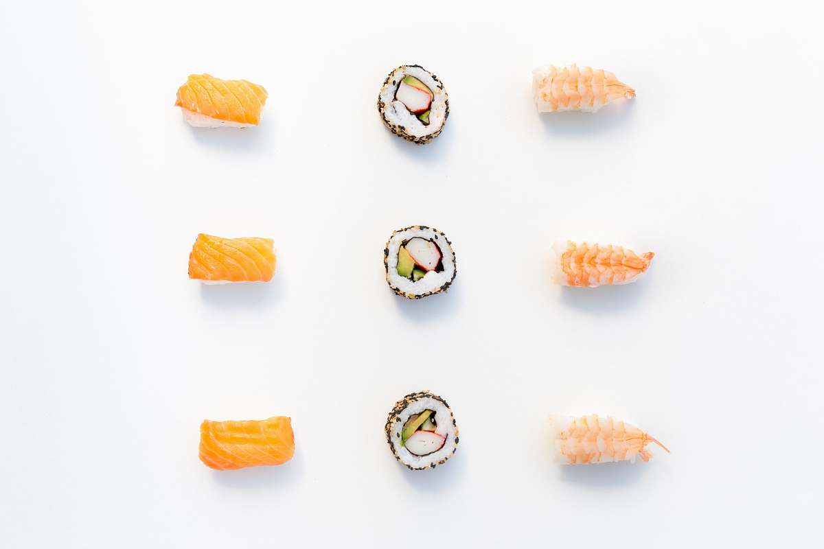 food sushi lot fod