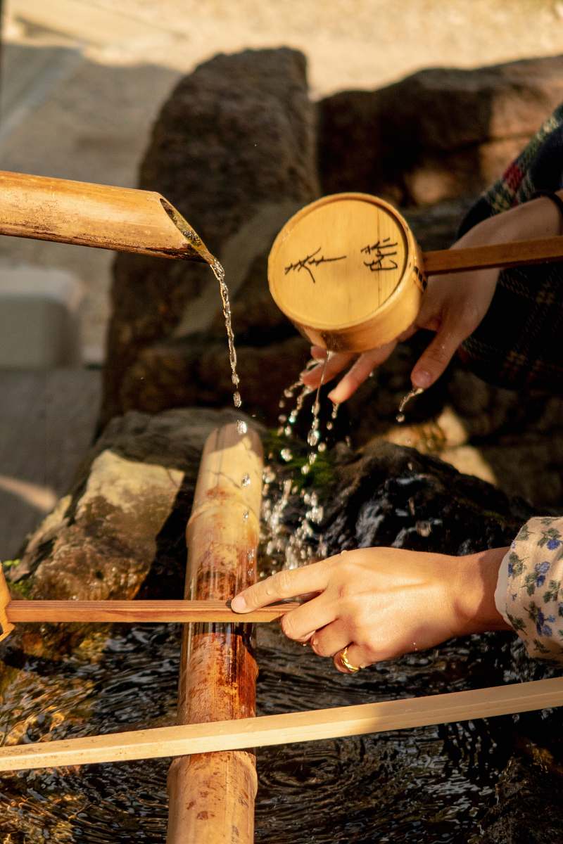 japan flowing water water