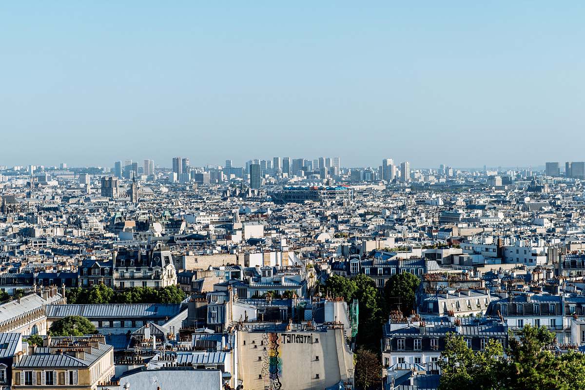 outdoors view of city during daytime under blue skies landscape