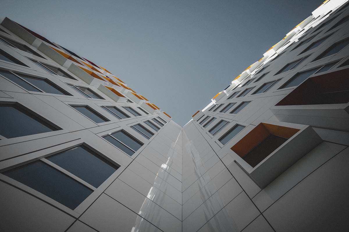 building low angle photography of high-rise building office building