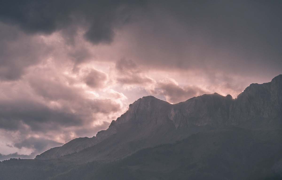cloud photo of mountain sky