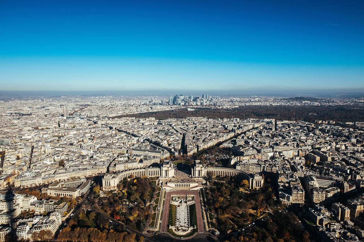 outdoors aerial photo of city landscape