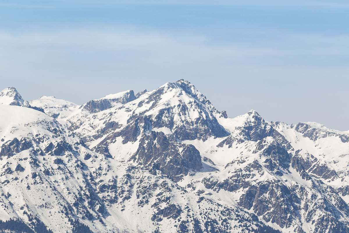 snow landscape photography of mountain covered by snow mountain