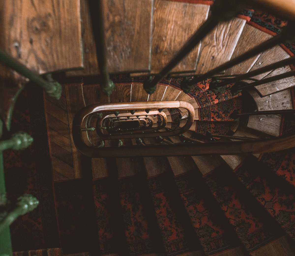 france brown and green metal handrails 18 rue ramey