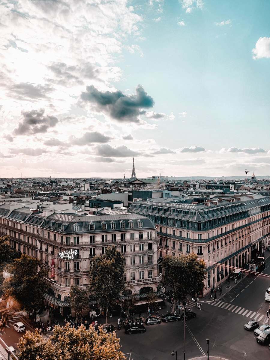 city high-angle photo of cityscape tarmac