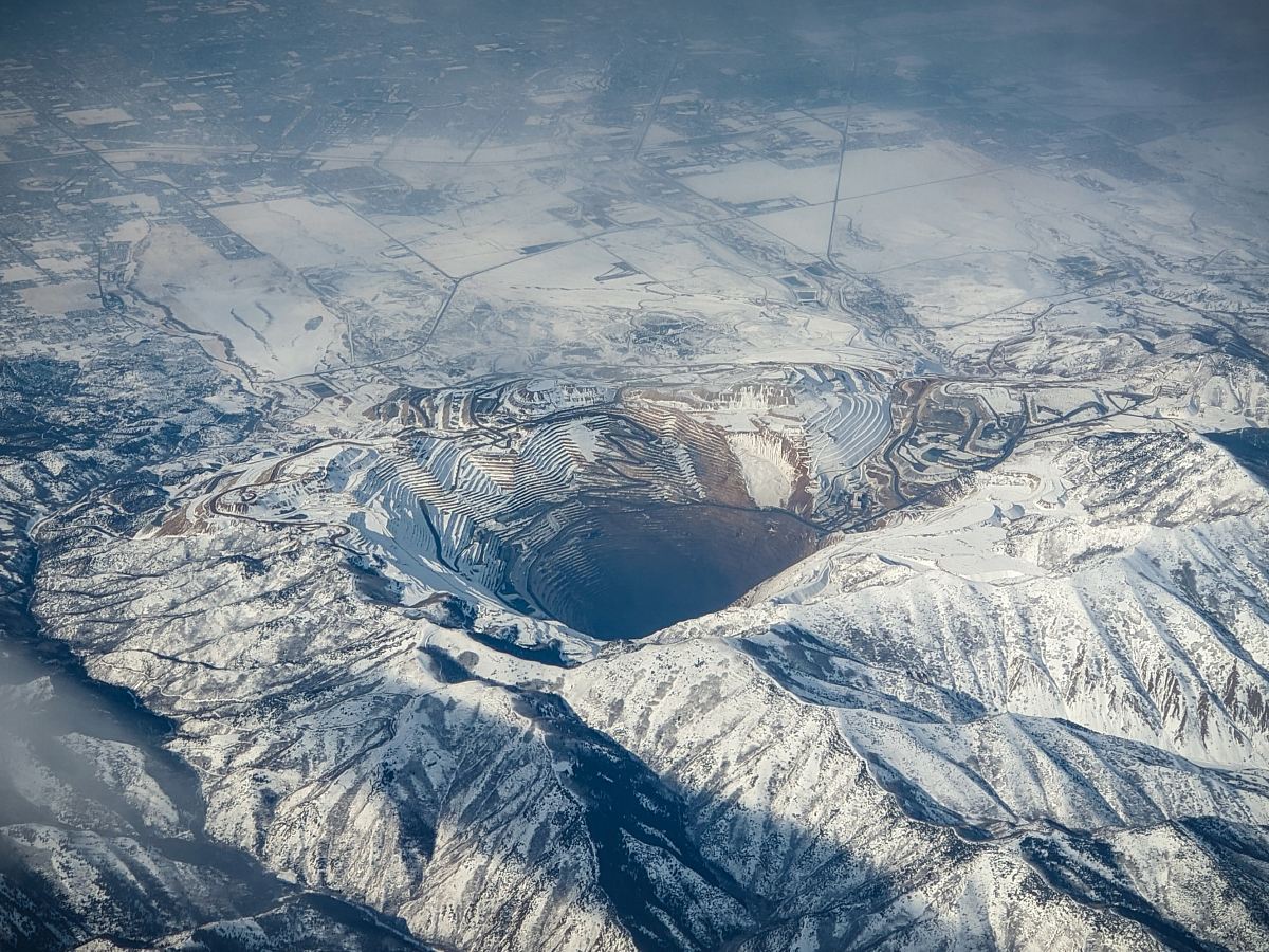 aerial photo of snow covered mountain during daytime