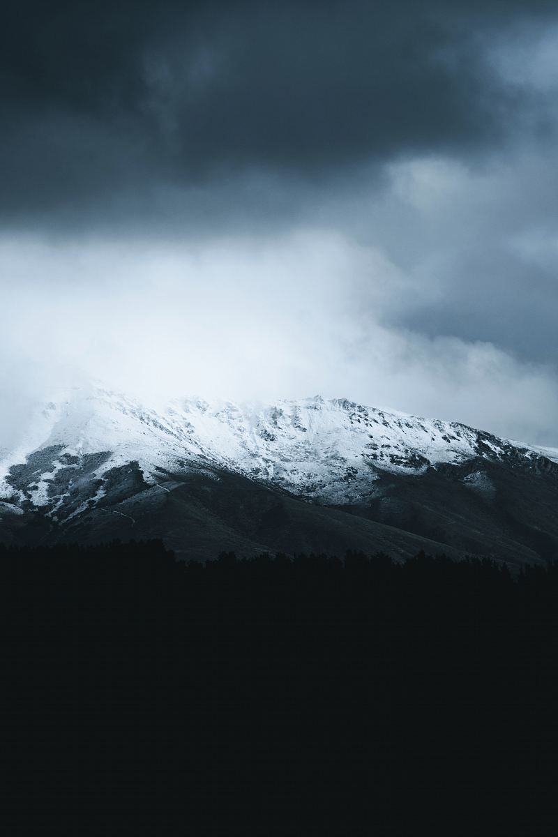 snow covered mountain