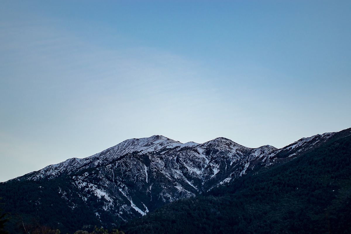 view of snowy mountain