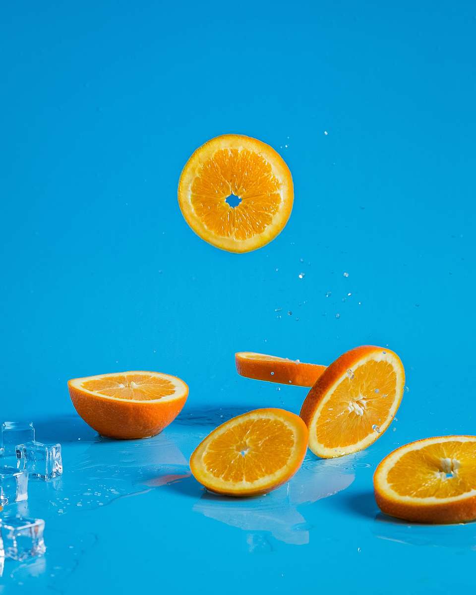 fruit sliced orange juice food