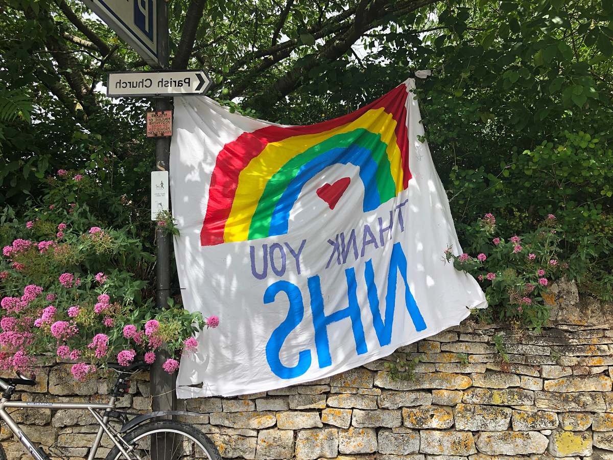 symbol white blue and red flag banner