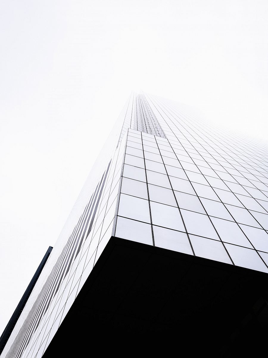 low-angle photography of high rise building