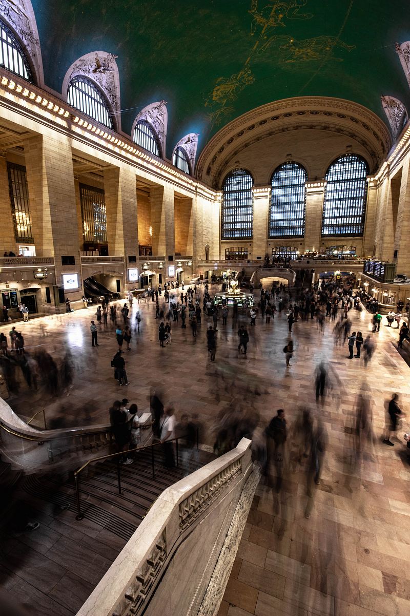 people inside the station
