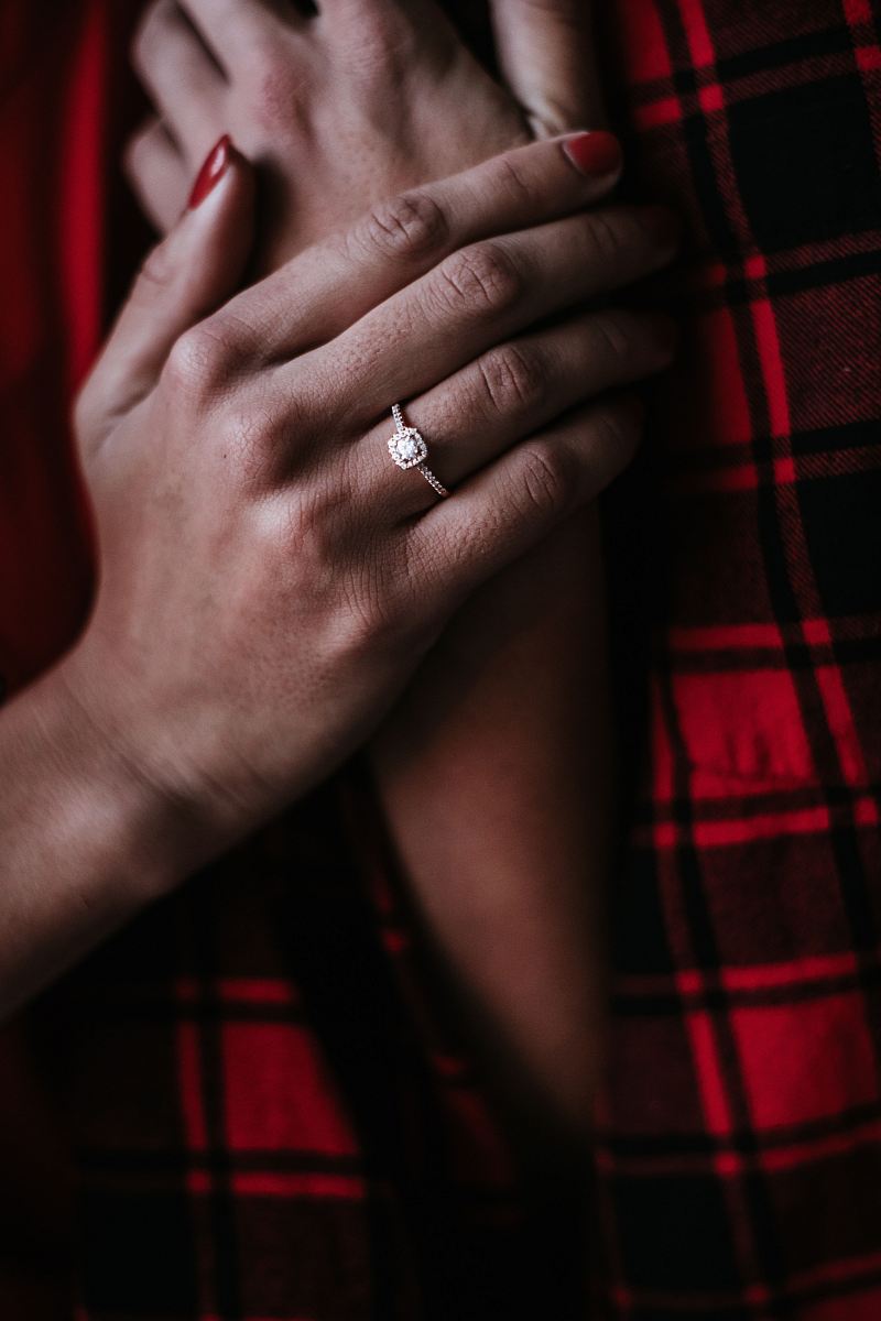 person holding hands