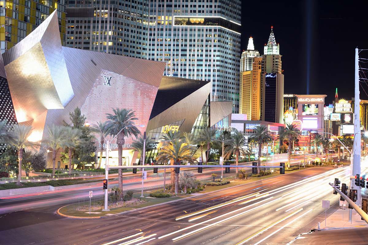 road buildings near road las vegas